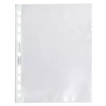 Exacompta Forever A5 perforuoti kišenėliai 50 vnt. permatomi grūdėti 0,06 mm