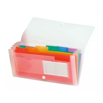 Exacompta Crystal Document Sorter - 7 skyriai - A4 - Skaidrus