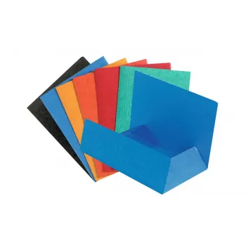 Exacompta 56400E A4 daugiaspalviai dokumentų skirtukai – 200 lapų, 250x320 mm, 100% perdirbtas kartonas, universali perforacija, sertifikuota „Mėlynasis angelas“