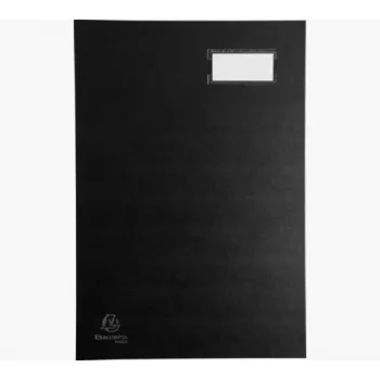 Exacompta 57021E Lever Arch File A4 Cardboard Black 80 mm Spine