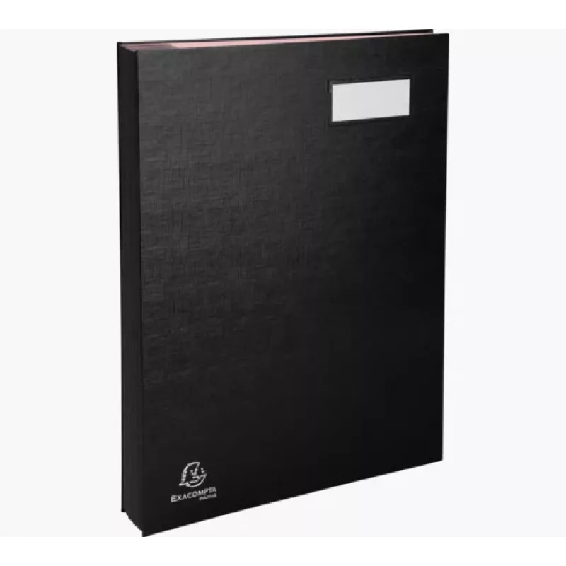 Exacompta 57021E Lever Arch File A4 Cardboard Black 80 mm Spine