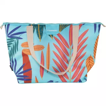 Campingaz Ethnic Shopping Bag 15L – minkštas šaldymo krepšys, įvairiaspalvis, poliesteris 600D, EPE putplasčio izoliacija, reguliuojamas peties diržas