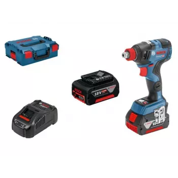 Bosch GDX 18V-200 C Professional belaidis smūginis suktuvas/veržliaraktis 18V su 2 akumuliatoriais