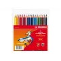 STABILO Trio spalvoti pieštukai, 4,2 mm, įvairių spalvų, 18 vnt.