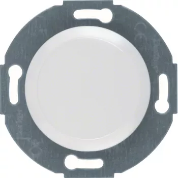 Hager WTF1001WG Blanking Plate Berker 1930 Polar White Glossy
