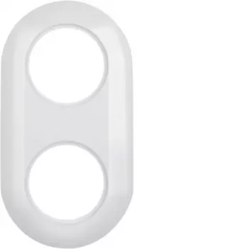 Hager WTD3200WG Rėmelis 2-Vietis Serie 1930 Polar White Glossy