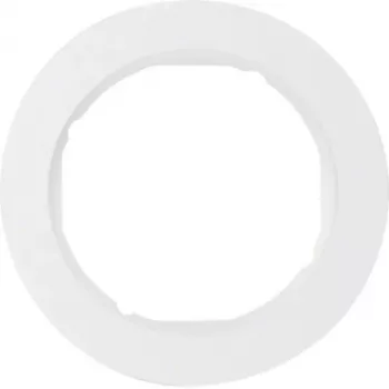 Hager WLD9100WG R.Classic 1-Gang Frame Polar White Thermoplastic