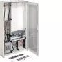 Hager FP93W1N Srovės Transformatoriaus Apskaitos Spinta, 3 Laukeliai, 1 Apskaitos Taškas, IP44, RAL 9010