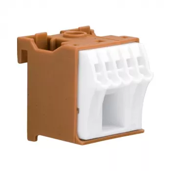 Hager KN06P 6 polių gnybtų blokas 63A 230V Ruda