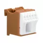 Hager KN06P 6 polių gnybtų blokas 63A 230V Ruda