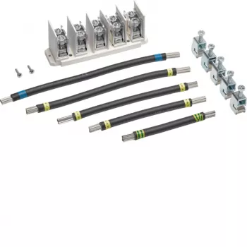 HAGER ZM15US Universal Connection Set 5-Pole for Busbar 12x5mm