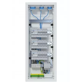 Hager Volta VU60BV1 Įmontuojamas skirstomasis skydas 5x12PLE 3x RCD grandinės 60 modulių IP31 Baltas