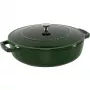 Staub Braiser Chistera 28 cm Baziliko Žalia