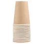 PROnappe 15 kartono puodelis 200 ml, Kraft (89109I)