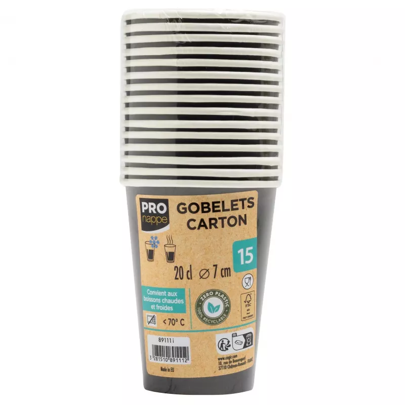 PROnappe 15 vienkartinis kavos puodelis 200 ml – 1000 vnt.