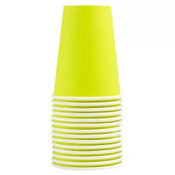 PROnappe 15 vienkartinis kavos puodelis 200 ml (100 vnt.) Baltas
