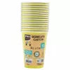 PROnappe 15 vienkartinis kavos puodelis 200 ml (100 vnt.) Baltas