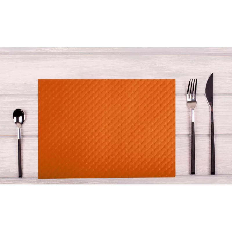 PROnappe 500 Placemats Tiss Lacquered Orange 30.0 x 40,0 cm