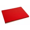 PROnappe Disposable Placemat 400 x 300 mm Red Embossed Lightly Satinized Paper 52 g/m²