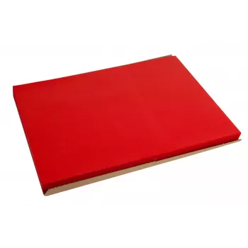 PROnappe Disposable Placemat 400 x 300 mm Red Embossed Lightly Satinized Paper 52 g/m²