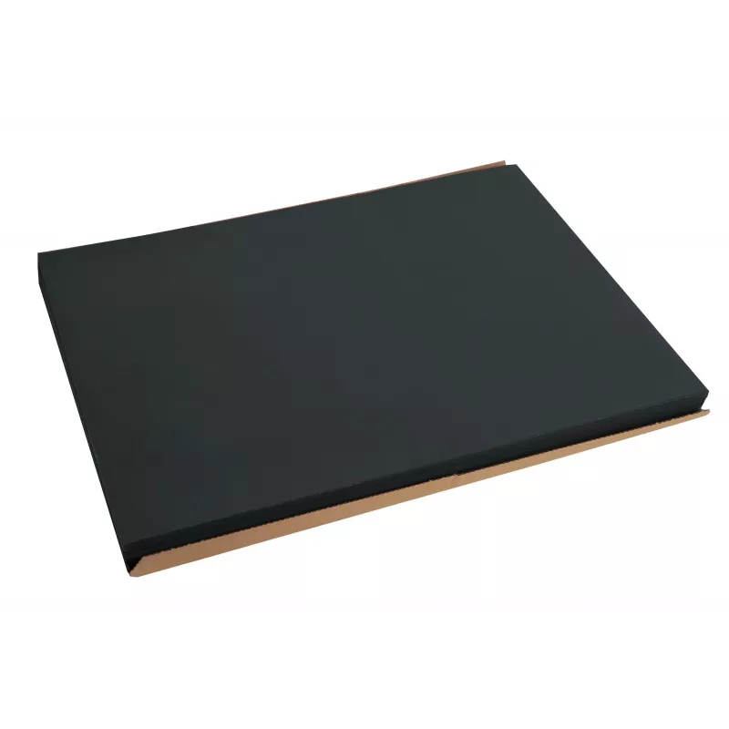 PROnappe Disposable Placemat 400 x 300 mm Black Embossed Slightly Satinized Paper