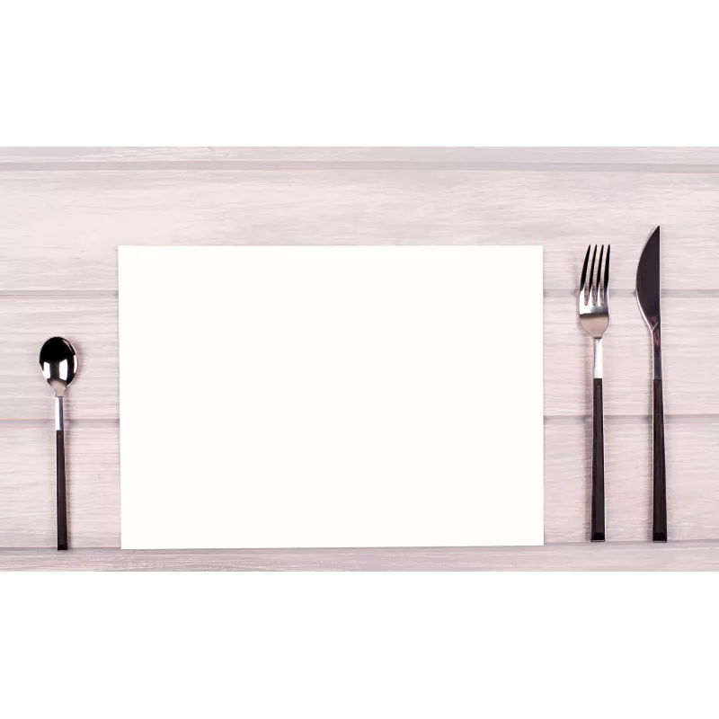 PROnappe Disposable Placemat Spunbond 400 x 300 mm White Spunbond PP Material 50 g/m²