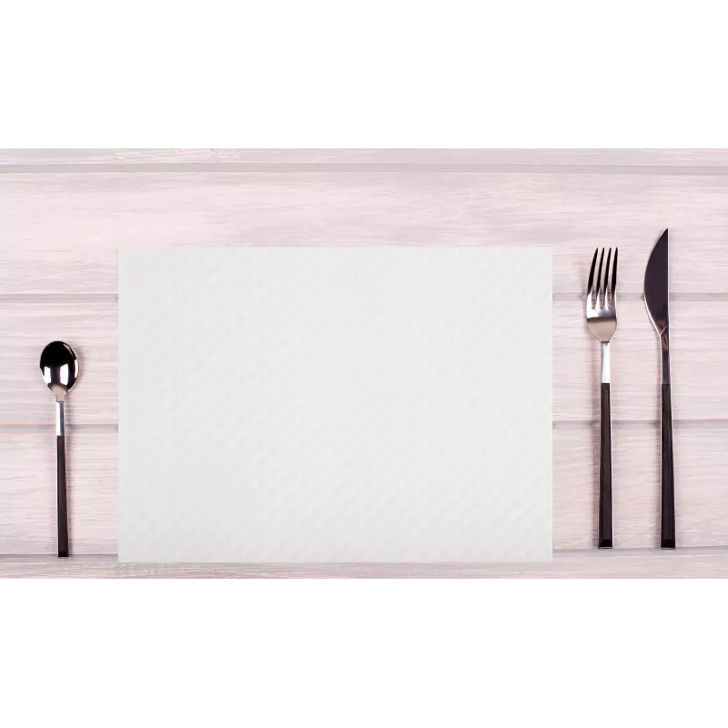 PROnappe 500 Placemats Tiss Lack White 30.0 x 40,0 cm