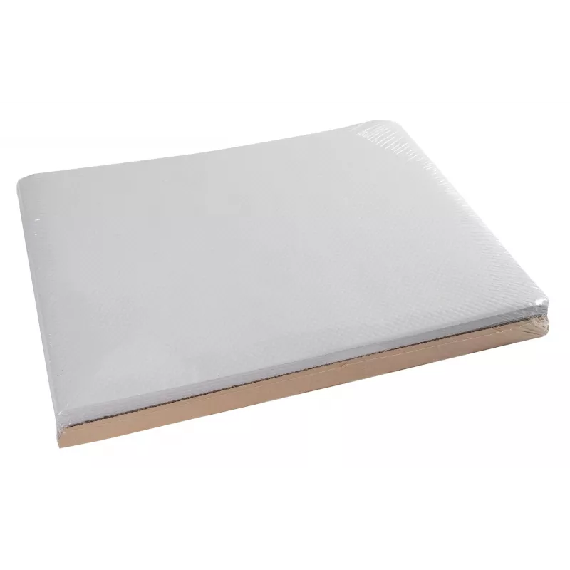 PROnappe Disposable Placemat 400 x 300 mm Matt White Embossed Paper 52 g/m²