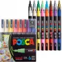 Faber-Castell UNI PC-3M Paint Marker Set - 16 Assorted Colours