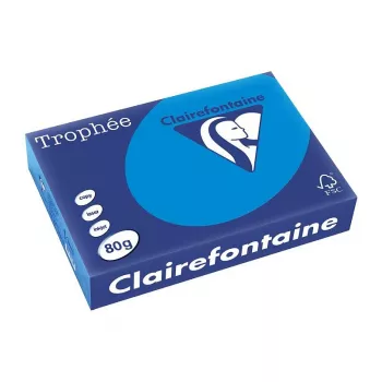 Clairefontaine Trophee Intensiv Kopijinis Popierius A4 80g 500 Lapų Karibų Mėlyna