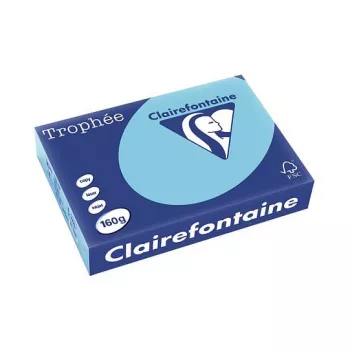 Clairefontaine Trophee Pastell A4 Kopijinis Popierius 160 g/m² 250 Lapų Alizė Mėlyna