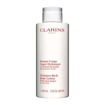 CLARINS Baume Corps Super Hydratant Moisture Rich Body Lotion with Shea Butter 400ml