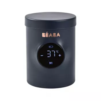 Beaba Milk Nomad Night Blue nešiojamas buteliukų šildytuvas ir maišytuvas 2-in-1