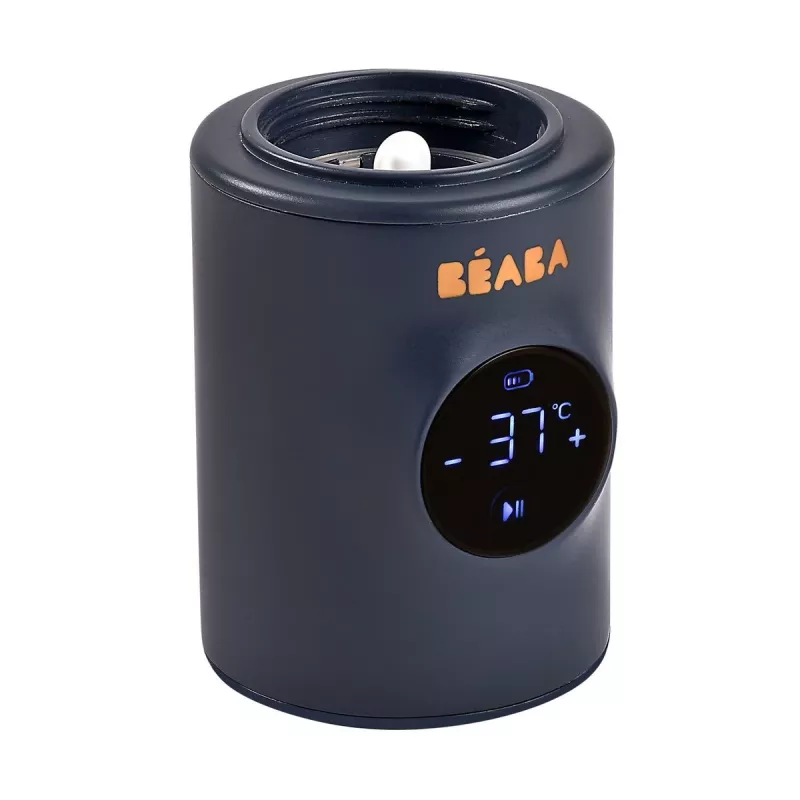 Beaba Milk Nomad Night Blue nešiojamas buteliukų šildytuvas ir maišytuvas 2-in-1