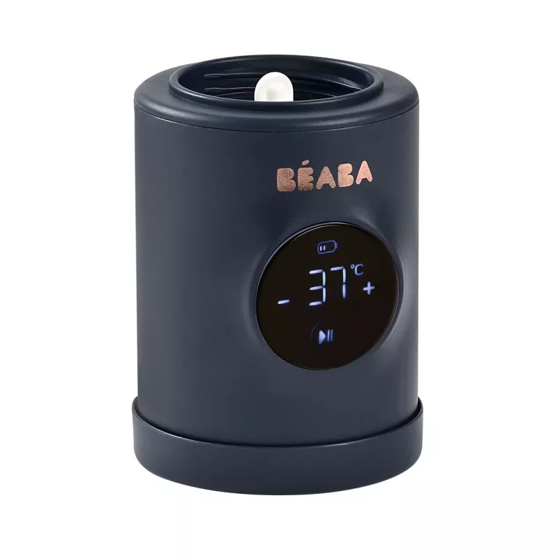 Beaba Milk Nomad Night Blue nešiojamas buteliukų šildytuvas ir maišytuvas 2-in-1