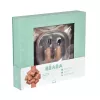 Beaba First Meals 3-in-1 Gift Set (Plate, Cutlery Set, Bib) Savannah Bloom
