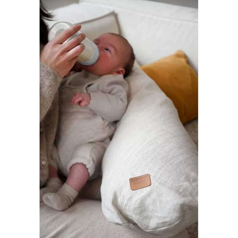 Beaba Big Flopsy Maternity and Nursing Pillow Linen Natural