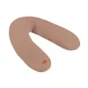 Beaba Big Flopsy Maternity and Nursing Pillow Fleur de Coton Cacao