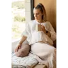 Beaba Big Flopsy Maternity and Nursing Pillow Fleur de Coton Cacao