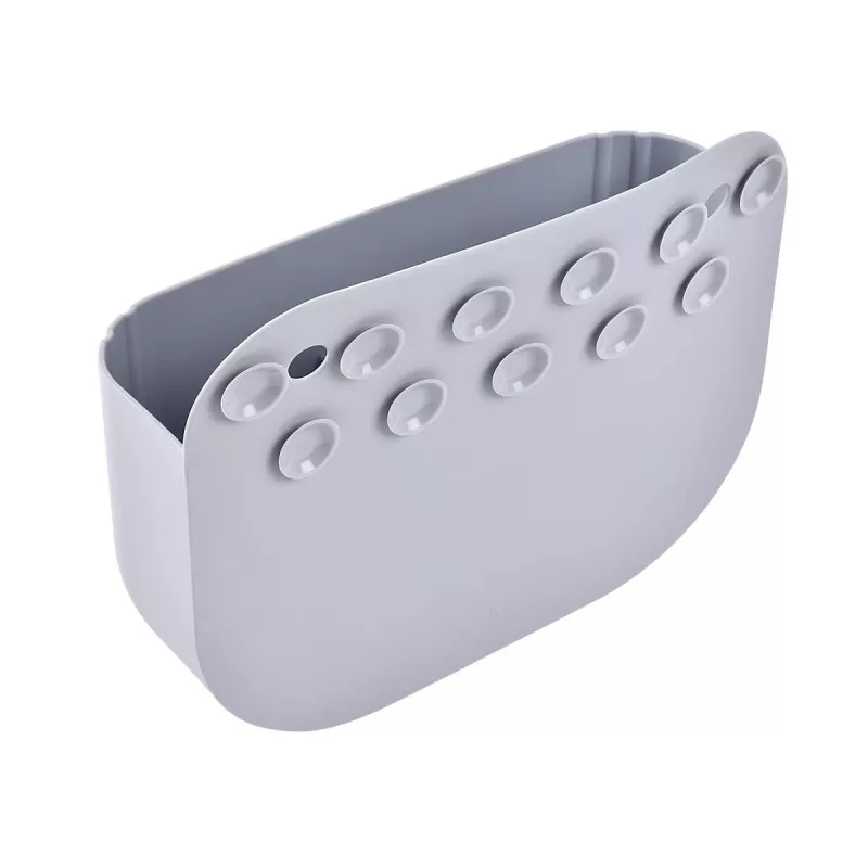 Beaba Silicone Bath Set: Mint/Multi-Colors Toys & Pebble Storage Basket
