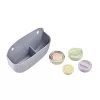 Beaba Silicone Bath Set: Mint/Multi-Colors Toys & Pebble Storage Basket