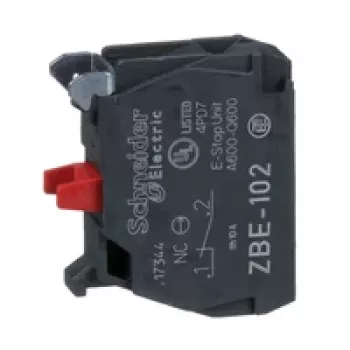 Schneider Electric ZBE102 Pagalbinis Kontaktų Blokas, 1 NO, Sraigtiniai Gnybtai, Harmony XB4/XB5