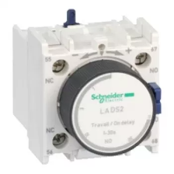 APC Schneider Electric LADS2 pagalbinis kontaktų blokas, 2 NO, varžtiniai gnybtai, baltas