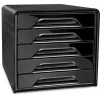 CEP Office Solution Smoove Drawer Box Black DIN A4 su 5 stalčiais