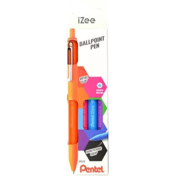 Pentel iZee BX470 tušinukas, 4 vnt. rinkinys, įvairių spalvų rašalas