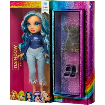 MGA Rainbow High Skyler Bradshaw mados lėlė su 2 aprangomis ir aksesuarais