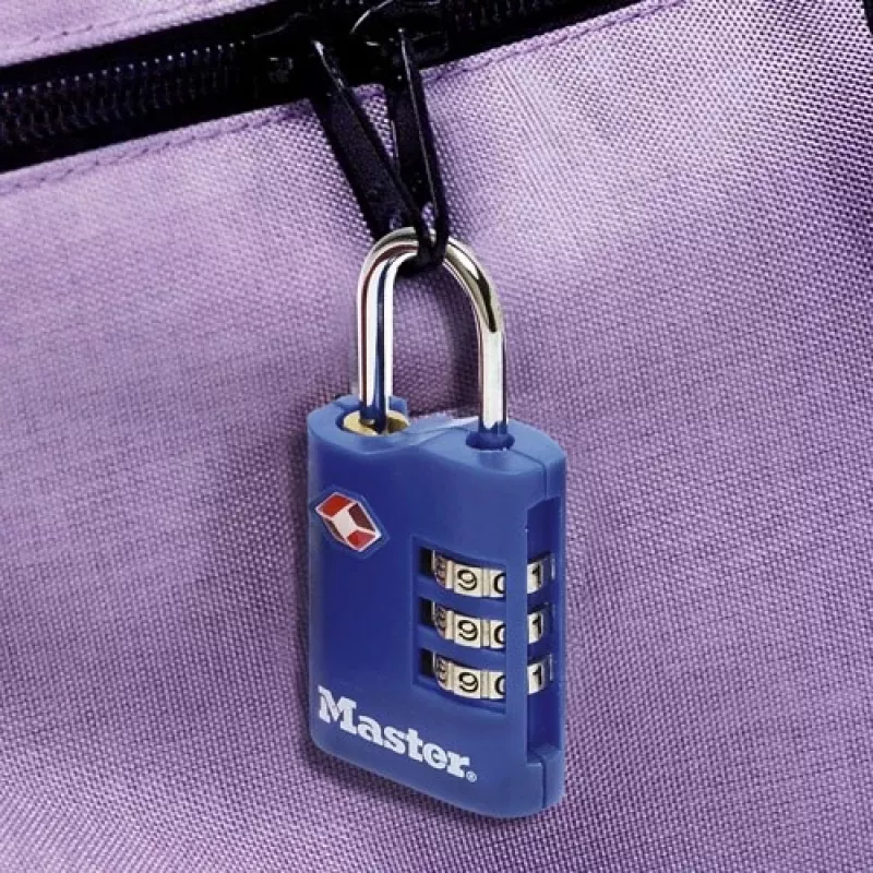 Master Lock TSA kombinuotų spynų rinkinys, 2 vnt., įvairių spalvų