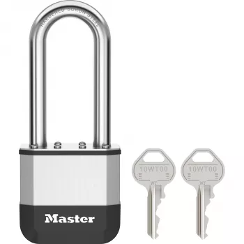 Master Lock Elite 52mm Laminuoto Plieno Spyna su 64mm Kilpa, 5-Pin Cilindru