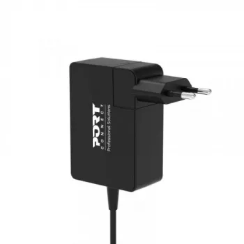PORT Designs PORT Connect 100W GaN sieninis įkroviklis su 3 USB prievadais (2 USB-C, 1 USB-A) - PD 3.0 ir QC 3.0 - EU kištukas