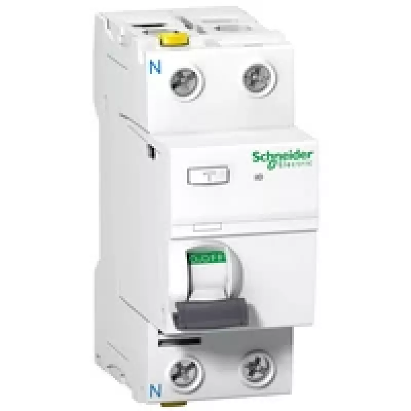 Schneider Electric A9Z21240 Acti9 iID Liekamosios srovės grandinės pertraukiklis (RCCB) 2P 40A 30mA A tipas 220-240V AC IP20 Baltas